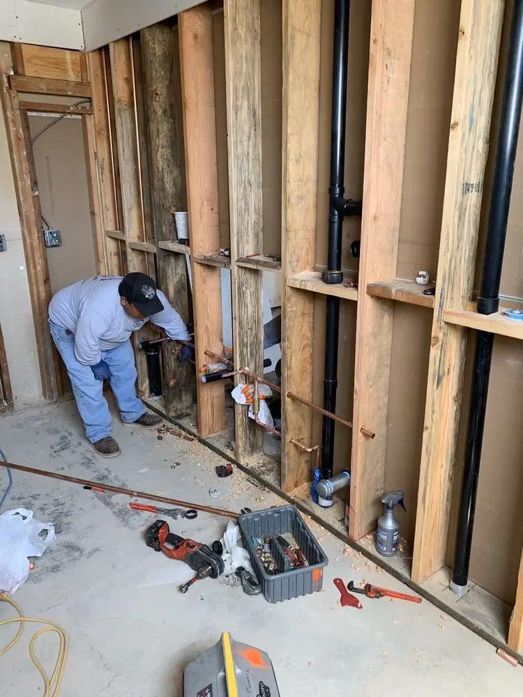Commercial rough-in plumbing for Trenchless Sewer Repair in Los Altos